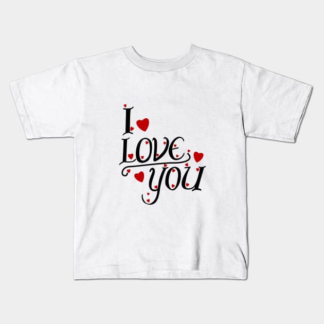 I Love My Girlfriend T-Shirt Kids T-Shirt by AymanShop29